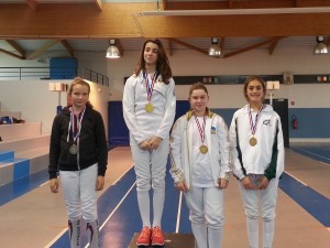 Gonesse podium filles